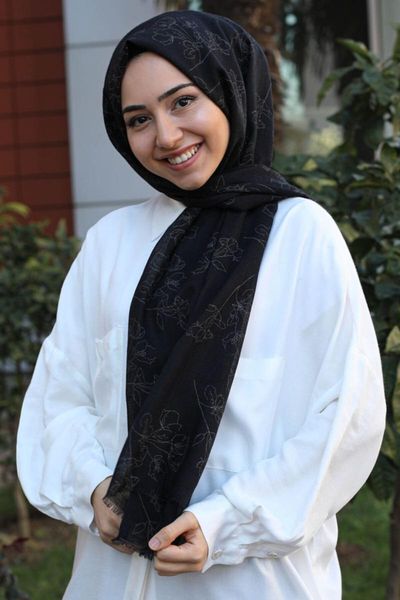 

ethnic clothing floral pattern shawl women 2021 fashion hijab, Red