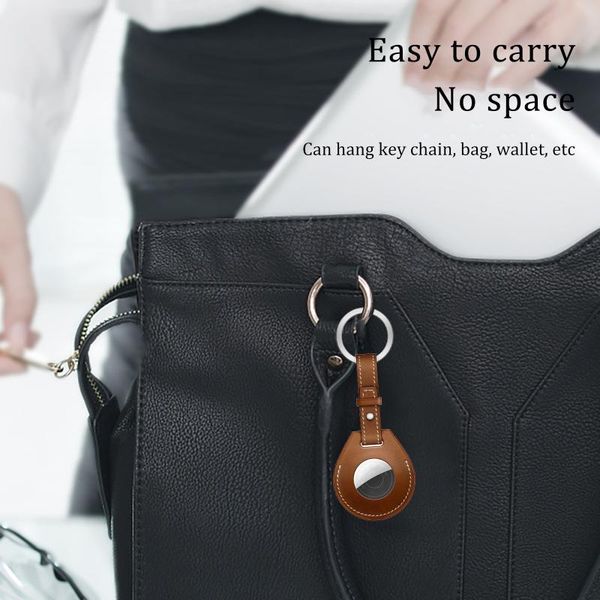 

replace support accessories for airtags locator portable anti-lost leather protective cover keychain cords, slings and webbing