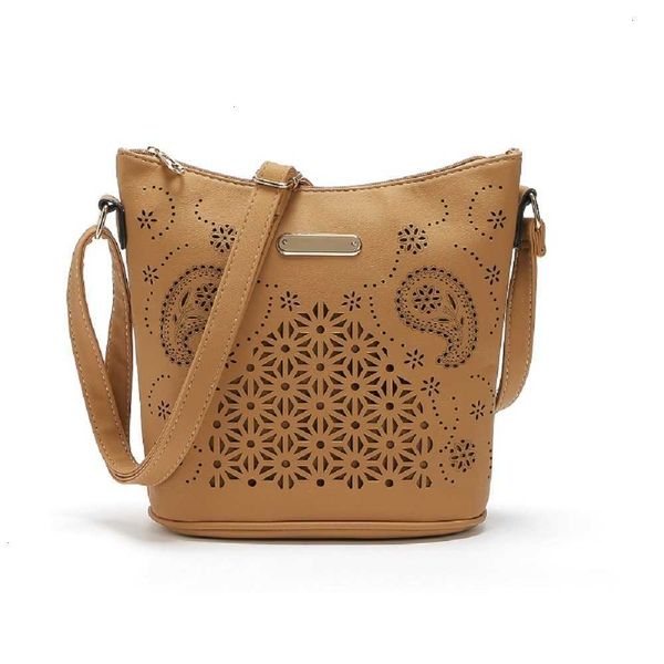

hbp non-brand bucket versatile hollow out handbag fashion large capacity women's one shoulder slant span bag sport.0018
