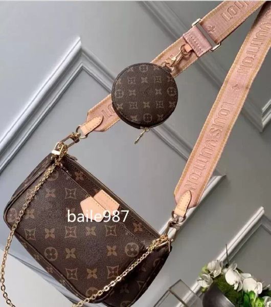 

louise's viuton's vutton's lvs designers crossbody bag women 3pcs mini pochettes genuine leather designer handbags multi poch