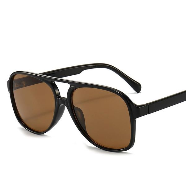 

outdoor eyewear retro polarized sunglasses men and women fashion trend one-piece riding driving beach