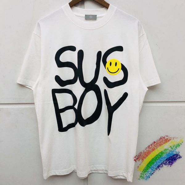 

t shirts sus boy t-shirt men women gun print foam printing t-shirts tees, White;black
