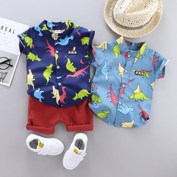 

girl's dresses children new clothing summer beach toddler boys t-shirt shorts 2pcs outfits kids cartoon casual palying sets baby tracks, Red;yellow