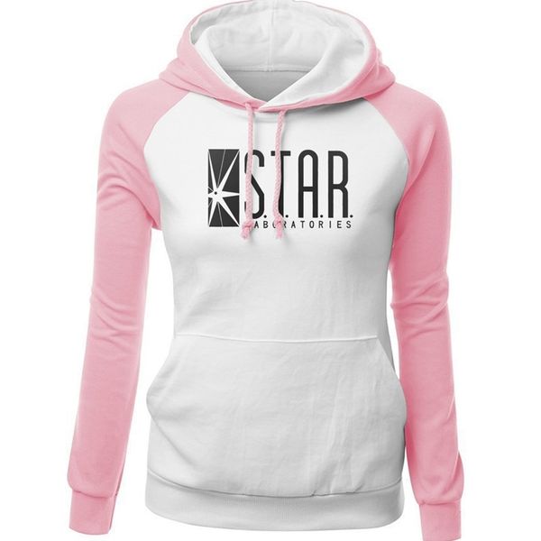 

2021 spring and autumn raglan star women's plush sweater large hoodie, Black