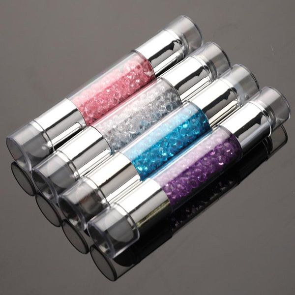 

nail art kits bqan ontwerp matte diamant stamper schraper met cap siliconen jelly transfer emplate diy gereeds
