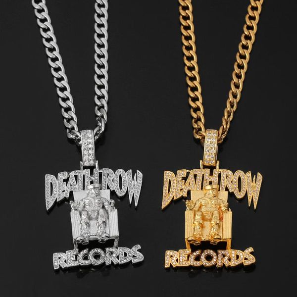 

pendant necklaces hip hop cuban chain necklace gold silver color jewelry for rapper