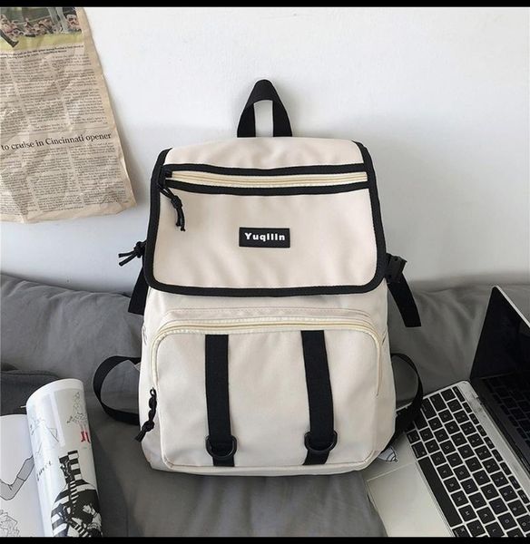 

backpack 2021 korean version portable leisure student schoolbag trend waterproof dual purpose travel