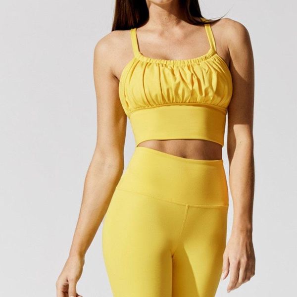 

yoga outfit 2021 seamless women set workout shirts sport pants bra gym clothing short crop high waist running leggings sports