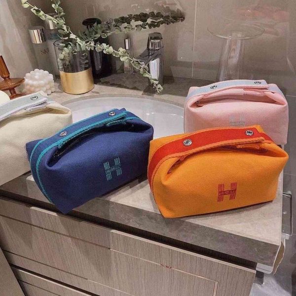 

wallet h family cosmetic bag washing lunch box thickened canvas, Red;black