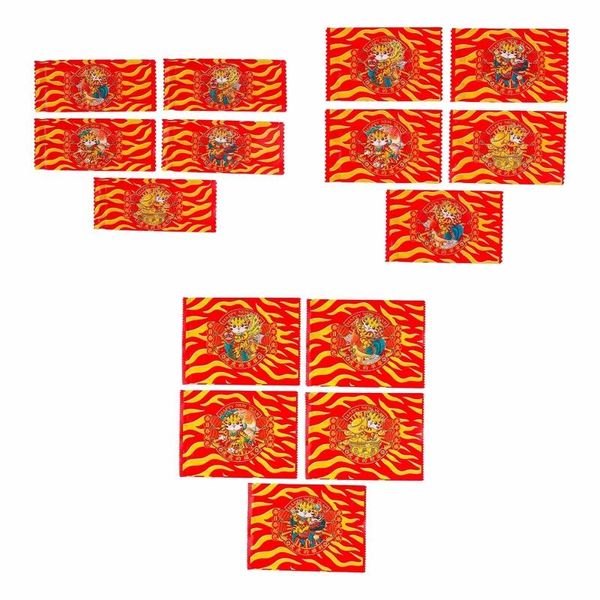 Confezione regalo H051 Sacchetti per imballaggio modello tigre cinese Set Confezione da forno Sacchetto di tenuta per sacchetto di immagazzinaggio per anno Fiocco di neve croccante