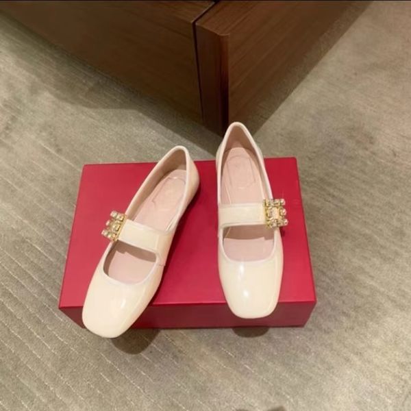 

100% leather designer sandals slides wedding dress shoes white mary jane summer 2022 luxury french chunky heels lady like style small leathe, Black