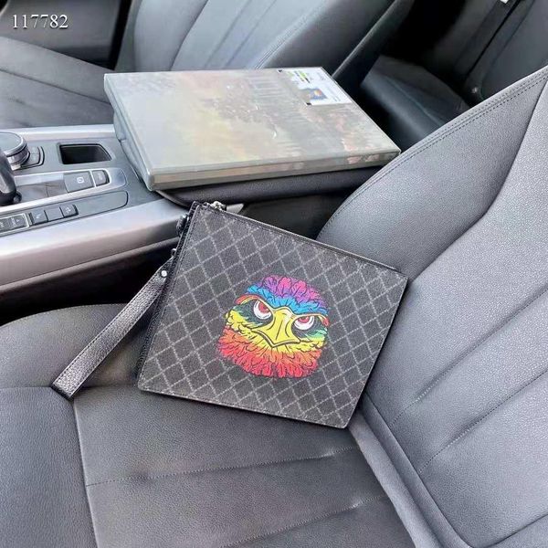 

2021 spring / summer fashion wallets temperament for men and women with handbags, dinner bags, animal patterns, high-end material change, Red;black