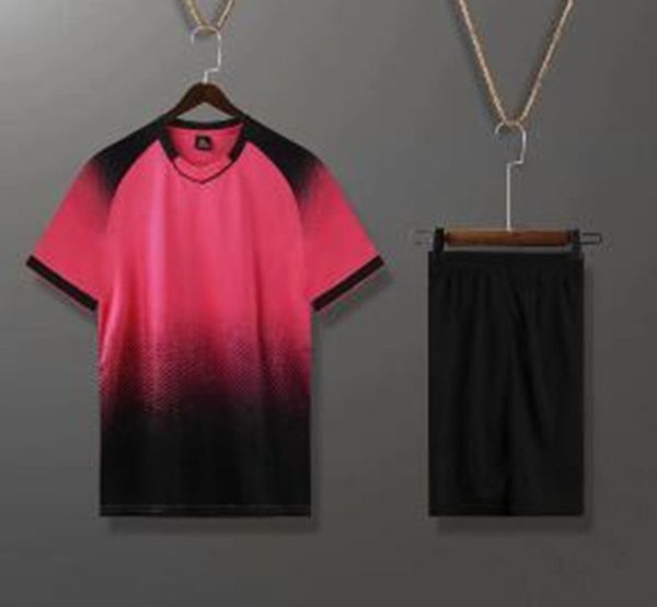 

2122 22 arrive blank soccer jersey men kit customize quick drying t-shirt uniforms football s m  xl shirts87, Black;yellow