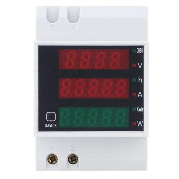 

multimeters ac 200-450v power meter din rail type digital display ammeter voltmeter