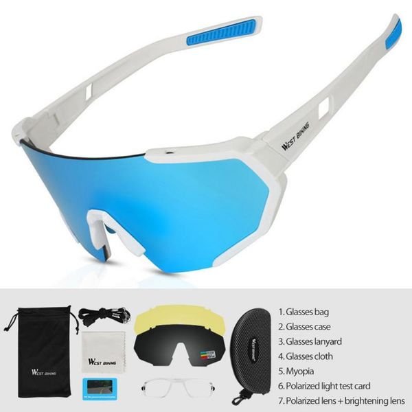 

outdoor eyewear cyclists riding glasses polarized myopia men and women windproof sports bike sunglasses equipment