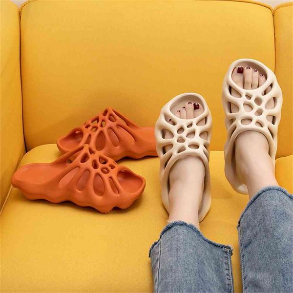 

official website 70% off outlet wholesale selling promotion new creative cool slippers womens and mens same style summer autumn quality soft, Black