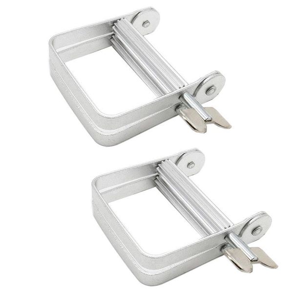 

toothbrush holders 2pcs manual toothpaste dispenser tooth paste tube squeezer hair color dye paint rolling metal squeezing tools