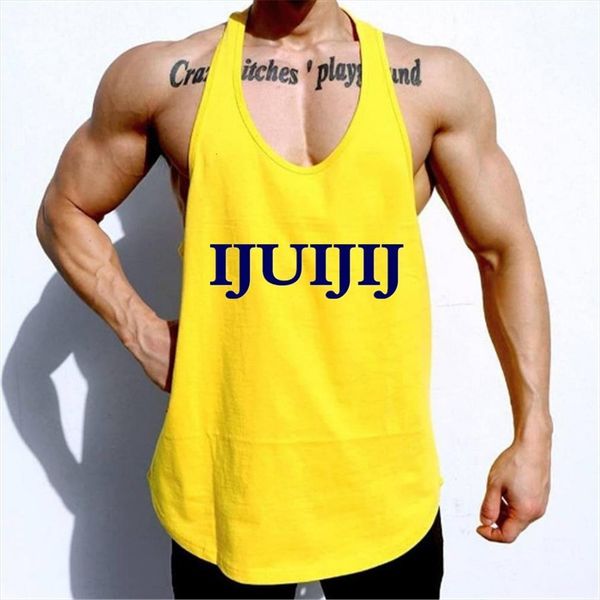 

arrivals bodybuilding stringer tank man mens cotton gym sleeveless shirt men fitness vest singlet sportswear workout tanktop, White;black