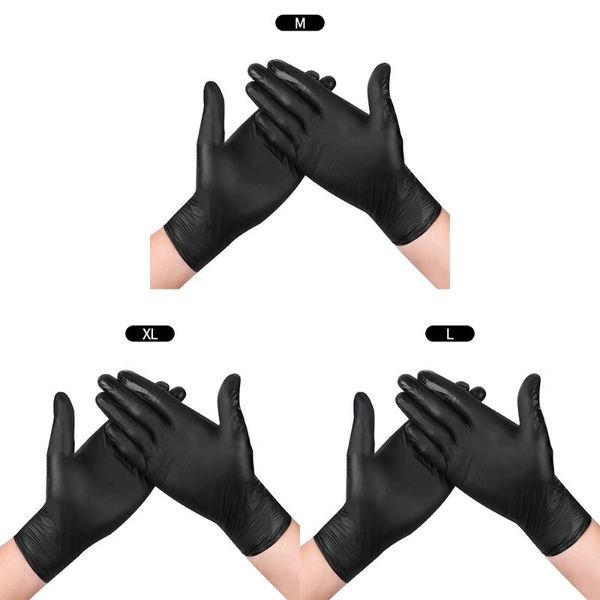 

100pcs disposable latex gloves eco-friendly multi-purpose powder box