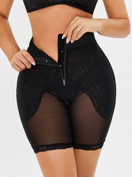 

hip lifter shapewear full body shaper underwear faux pad enhancer courte sangle taille mince women's shapers, Black;white