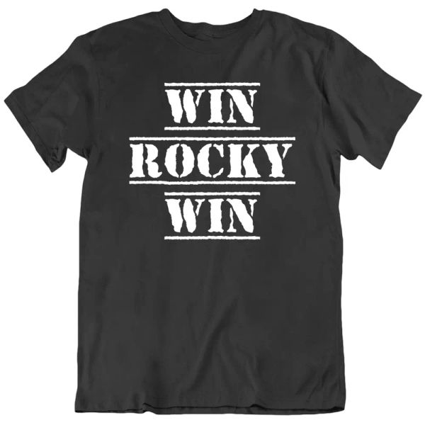 

win boxing tees movie win hero classic short sleeve men's t shirt new, White;black