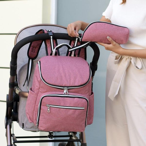 

diaper bags 2021 classic mommy bag multifunctional large capacity ladies backpack fashion outdoor travel baby bottle