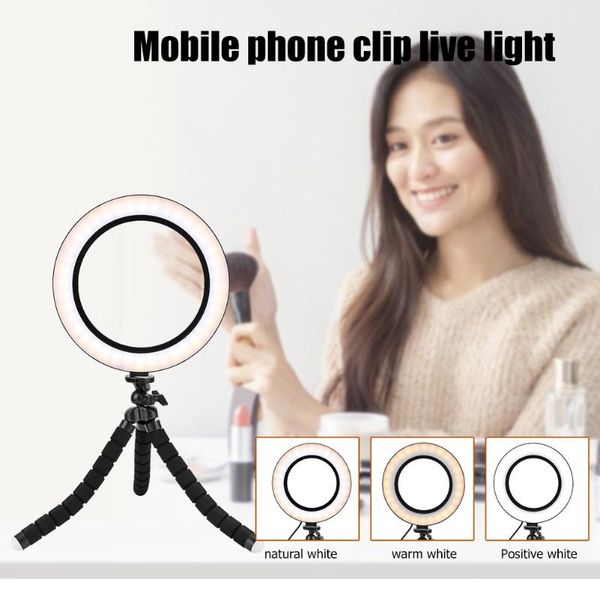 

flash heads durable 80led usb powered selfie ring light practical multi-functional dimmable po video makeup live stream lamp
