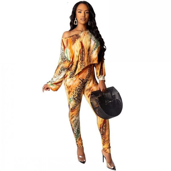 

jumpsuit women 2 piece printed long pants bodycon casual set female party club fashion outfits clothes suits plus size s-2xl, Black;white