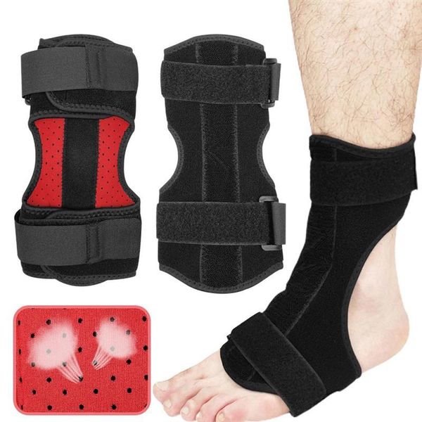 

ankle support brace orthosis correction band for indoor outdoor sports fitness guard foot tools, Blue;black