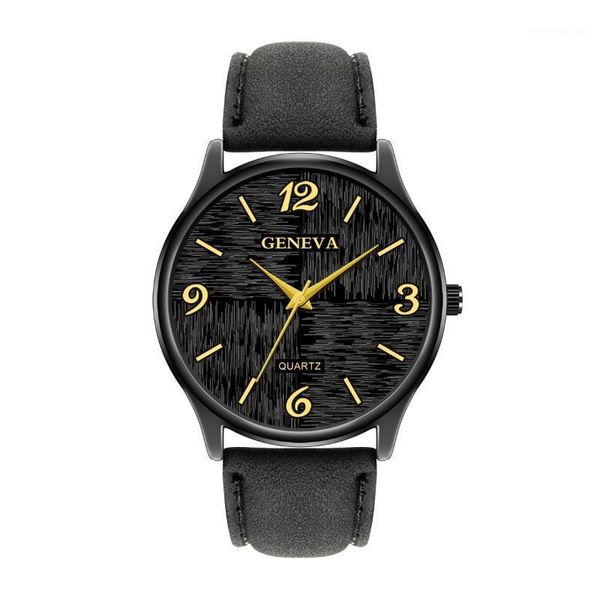 

wristwatches relogio masculino wrist watch fashion 2021 simple casual men's business leather with strap, Slivery;brown