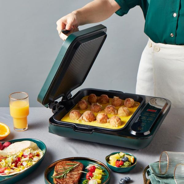 

liren electric baking pan cooking pot household double-sided heating removable and washing-in-one pancake bread makers