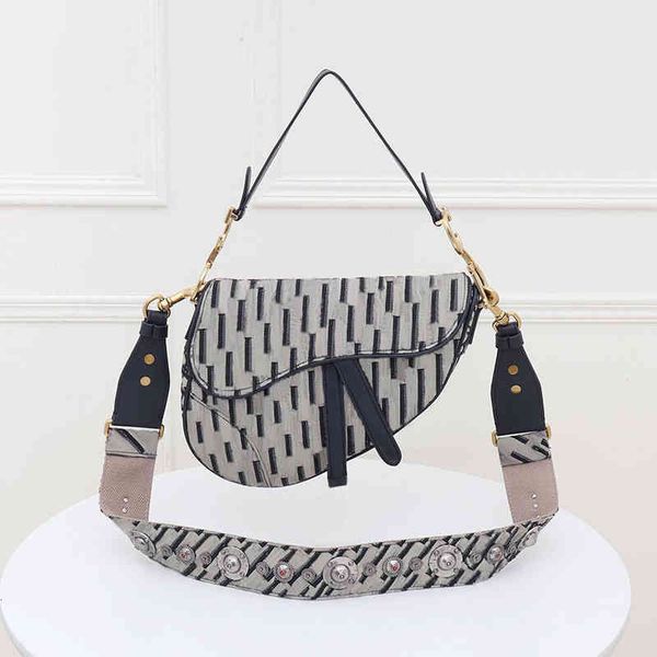 

5a mirror quality saddle crossbody bag women luxurys designers bags 2021 brand luxury handbags wide shoulder straps mini handbag classicluxu