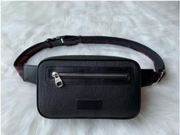 

2021 salea new men women leather sport bag fanny pack belly waist bum bagh fitness running belt jogging pouch back grid bags