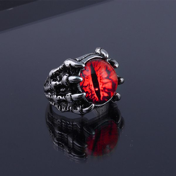 

evil eye rings for men women personality male punk 4 colors ring jewelry men's bar night club accessories gifts, Golden;silver