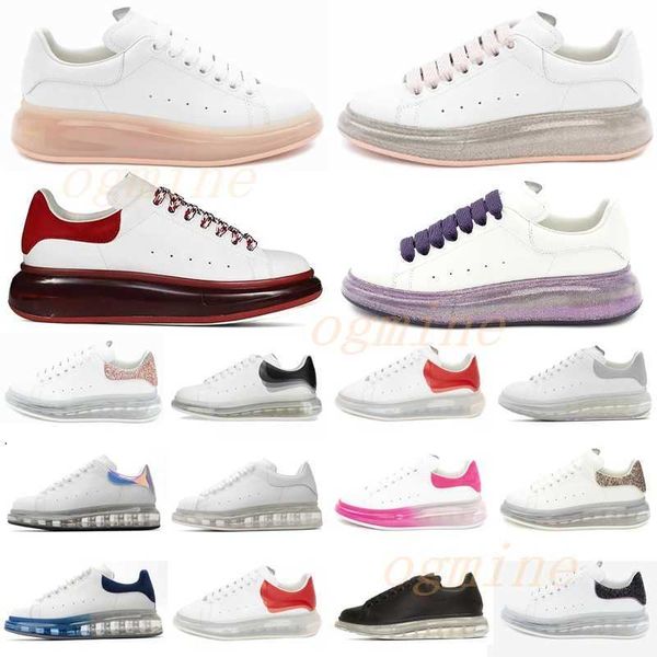 

high qulaity men womens fashion black genuine leather air cushion shoes popular lace-up flat chaussures de sport zapatillas suede sneakers