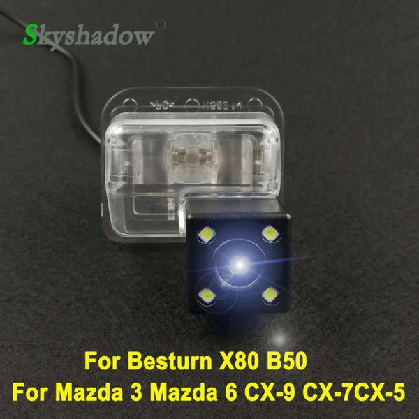 

car rear view cameras& parking sensors hd ccd night vision backup camera waterproof assistance for 3 6 cx-9 cx-7 cx-5 urn x80 b50