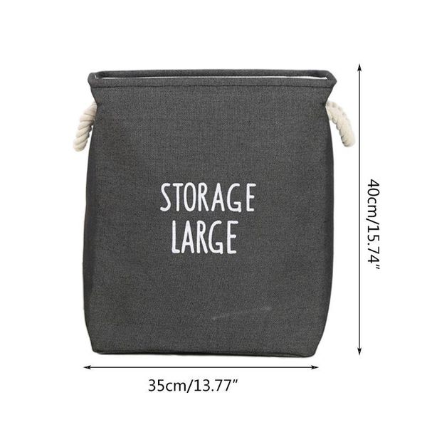 

large laundry hamper bag canvas clothes storage baskets home barrel qx2e bags