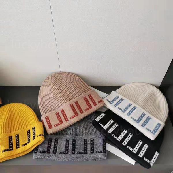 

vintage cashmere letter knitted skull hat men women autumn and winter warm wool embroidered cold hat lovers street hat christmas gift, Blue;gray