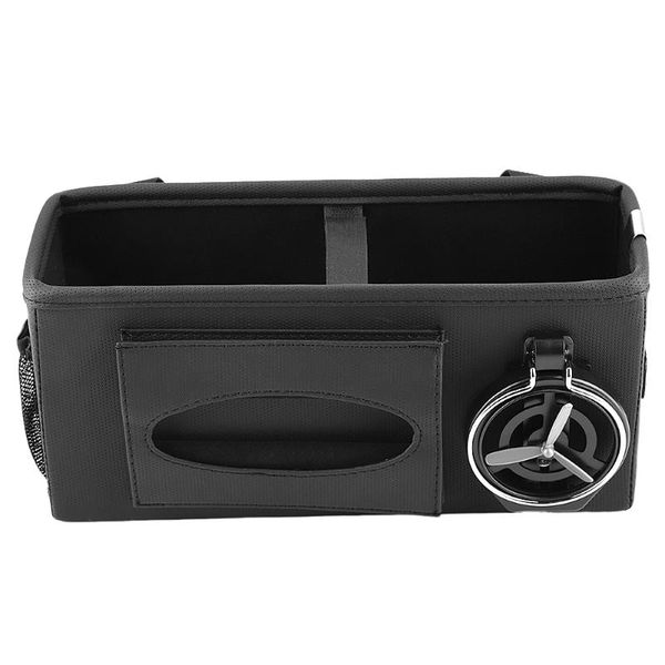 

car organizer pu leather seat back storage box holder multi-functional hanging pocket large capacity