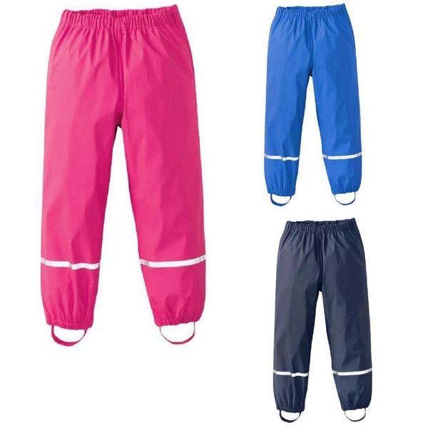 

raincoats children's thin waterproof trousers windproof and breathable outdoor rain pants kids rainwear