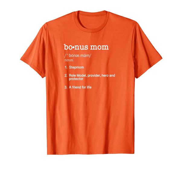 

bonus mom definition t shirt - funny cool present gift tee, White;black