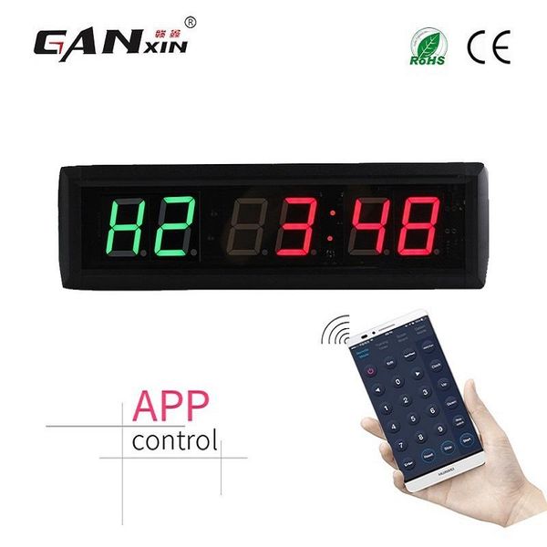 

other clocks & accessories [ganxin]1.8'' app control optional countdown cock interval tmer for ftness and gym
