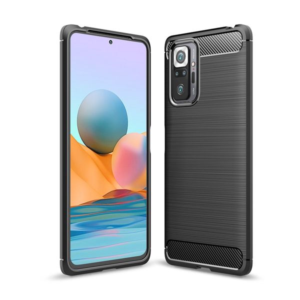 

carbon fiber tpu 1.5mm phone cases for xiaomi redmi note 10 pro k40 mi10s mi11