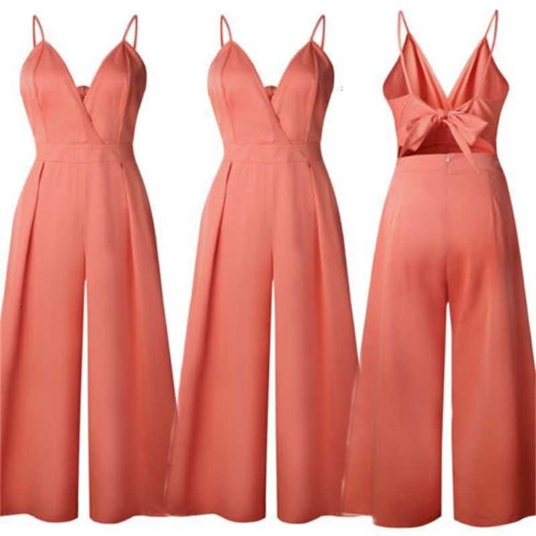 

women's jumpsuits & rompers women clubwear summer backless spaghetti strap playsuit bodycon jumpsuit trousers bodysuits overalls for lo, Black;white