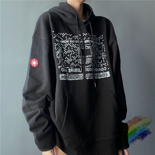 

hoodies high-quality cavempt c.e 20aw consumption heavy hoody women men 1:1 hoodie cav empt pullover, Black