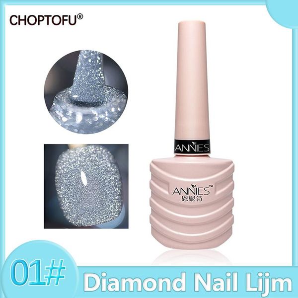 

nail gel 12 colors professionele explosie diamond lijm art polish uv kristal sneldrogende lasting nagellak decorate, Red;pink