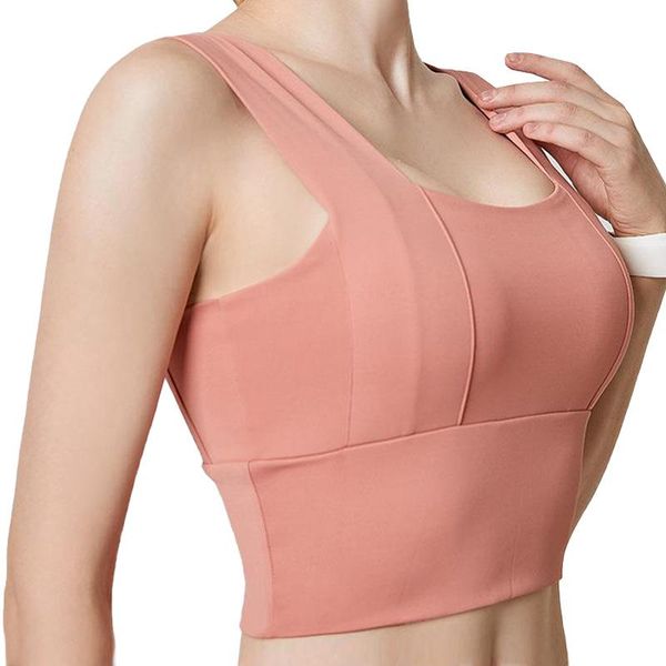 

yoga outfit women sports underwear push up running beauty back cross shockproof gather stereotype fitness bra