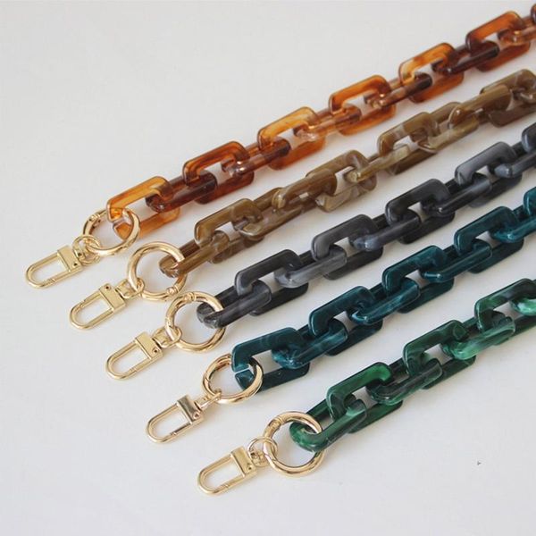 

bag parts & accessories 45/80/120cm acrylic strap replacement for handmade beach bucket handbag handles handle bags purse h8wd, Black