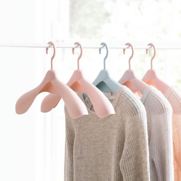 

hangers & racks wide shoulder clothes rack hanger laundry outdoor drying holder clothing coat hook closet organizer