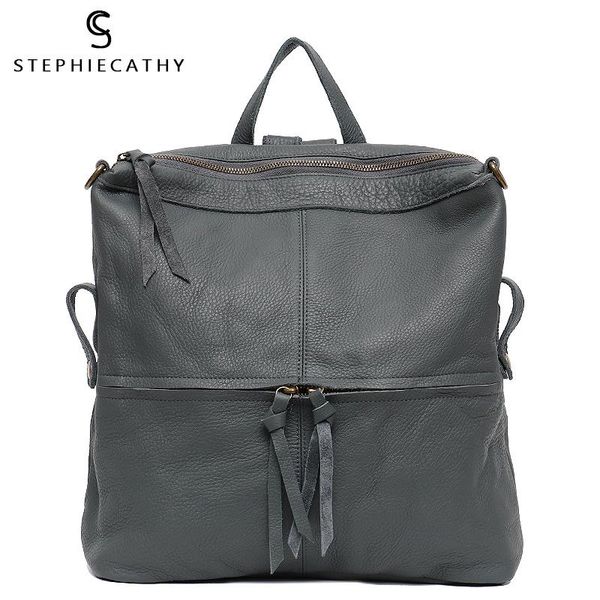 

backpack sc cowhide backpacks for women men vintage casual knapsacks large genuine leather shoulder bags travel